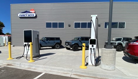 Electric Vehicle (EV) Level 2 and Level 3 Charging Stations at Faricy Boys